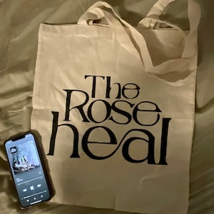 the rose heal tote bag