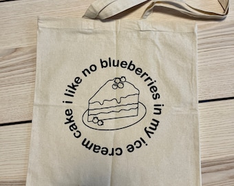 no blueberries - DPR Ian tote bag