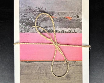 Original Art Card on Luxurious Linen Paper, Blank Inside, Envelope Included