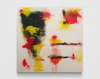 24"x24" Abstract Acrylic Painting on Stretched Canvas, Original Artwork