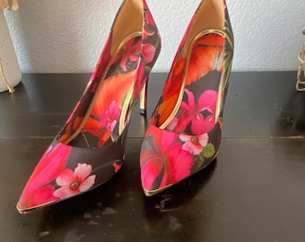 Ted baker pink floral deals heels