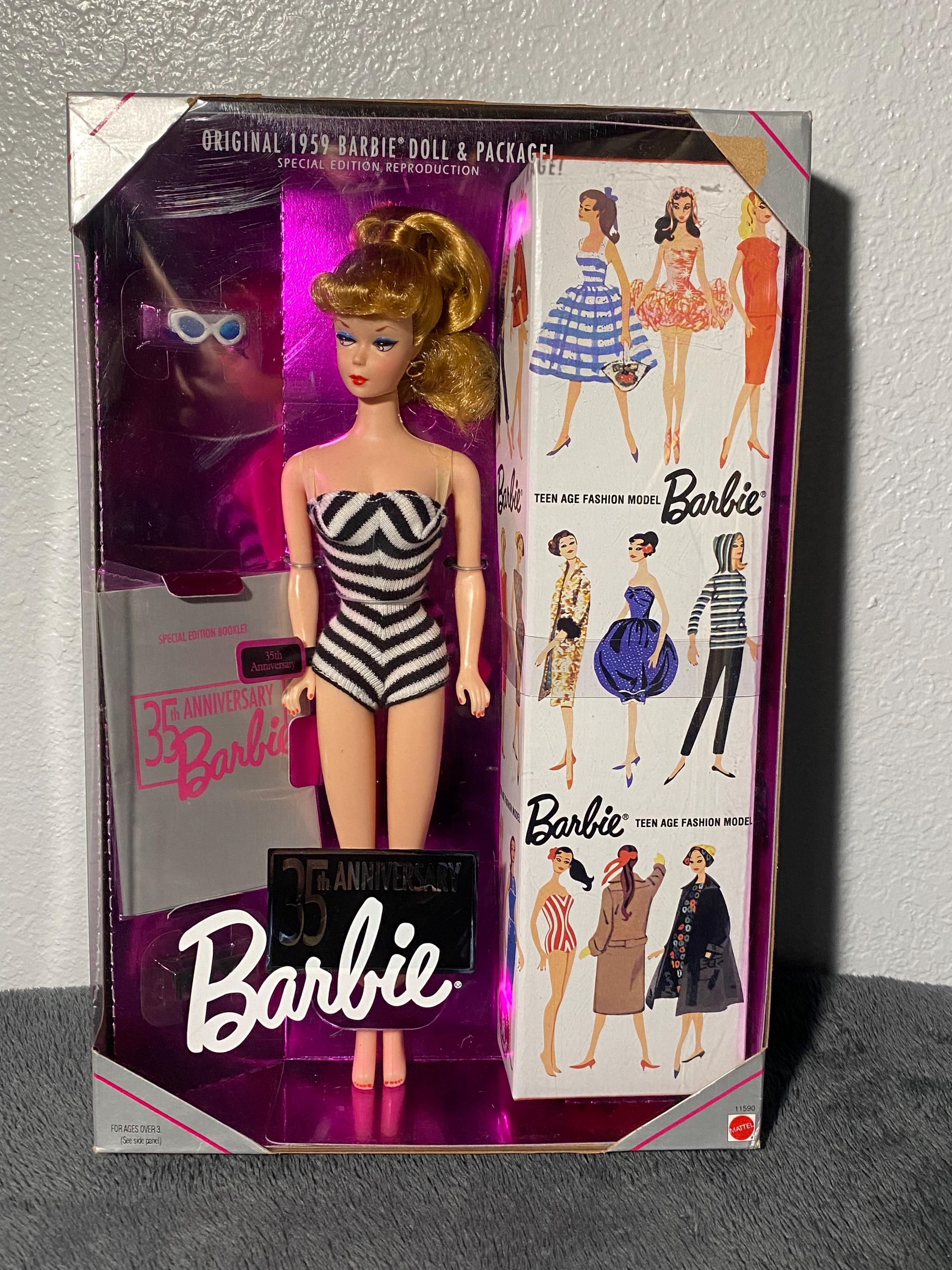 Original 1959 Barbie Special Edition Reproduction- 35th Anniversary