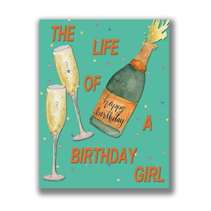 Happy Birth-TAY Greeting Card | Funny Birthday Card for Her, Women | Eras Birthday Card | Humorous Greeting for Daughter, Niece, Girlfriend