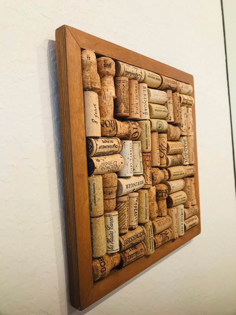 Wine Cork Trivetcork Bulletin Boardcork Wall Artcork Etsy