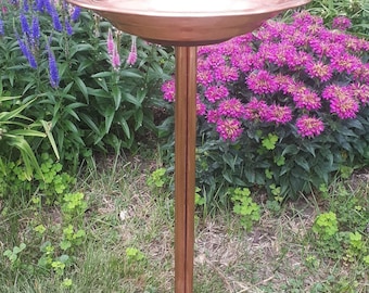 Bird bath/watering-Pure copper (heating optional)