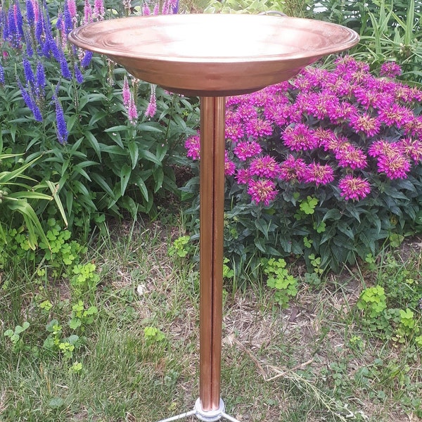 Pure Copper Bird bath/Bain pour oiseaux en cuivre pur