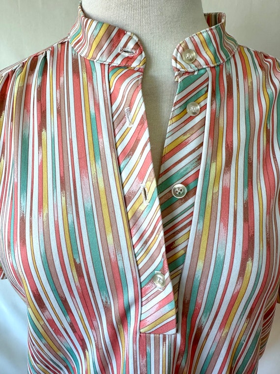 Multicolor Button-Up Collar TShirt - image 6
