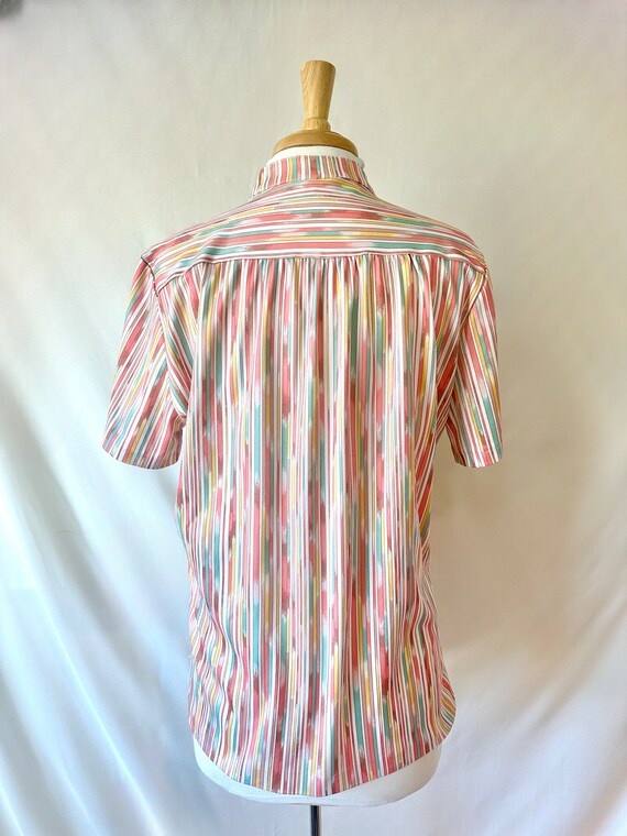 Multicolor Button-Up Collar TShirt - image 5