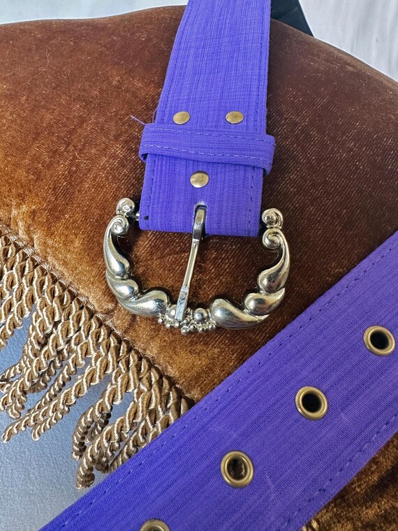 80s Purple Belt - Etsy display picture 3