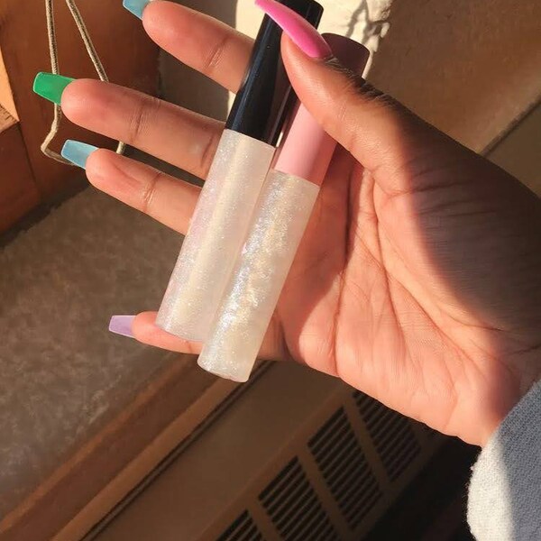Glitter Lip Gloss Etsy