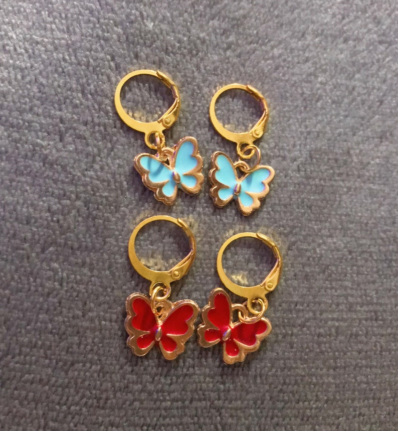 Butterfly earrings