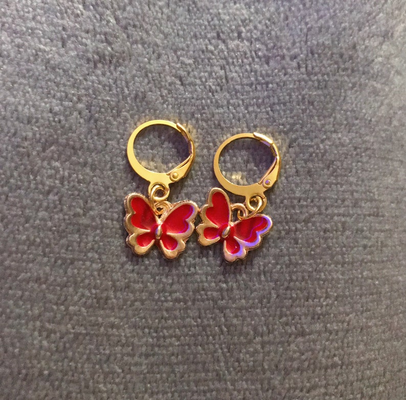 Butterfly earrings