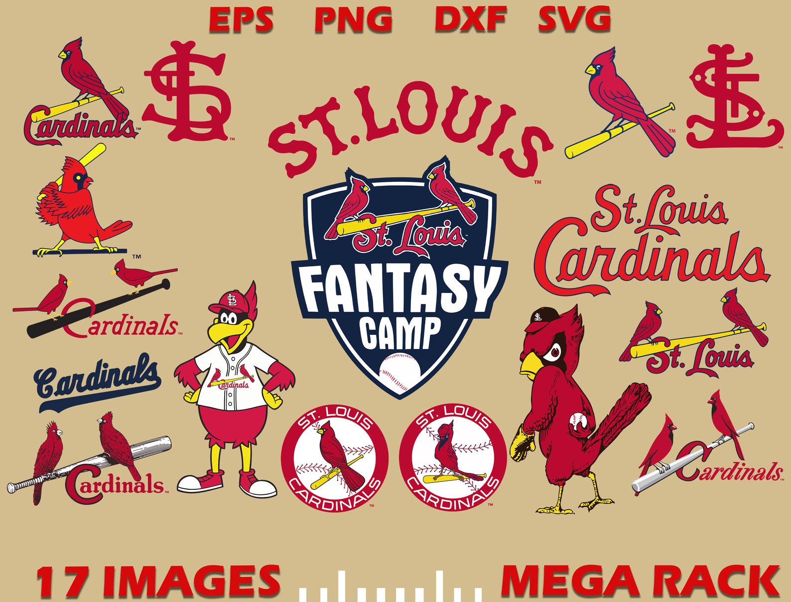 MLB St. Louis Cardinals svg Logo Mlb Football SVG cut file Etsy