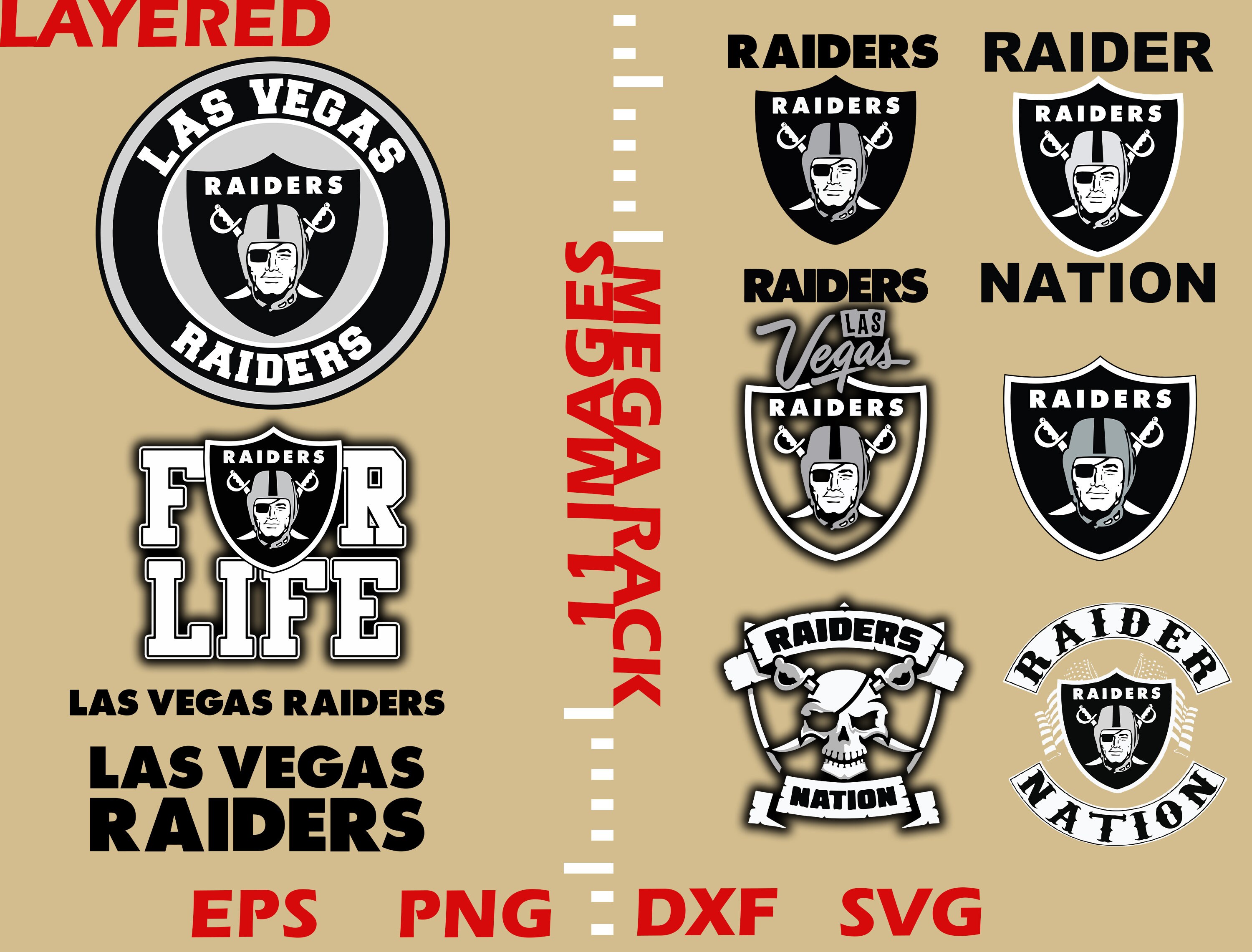 NFL Las Vegas Raiders Logo Svg NFL Las Vegas Raiders Svg Etsy