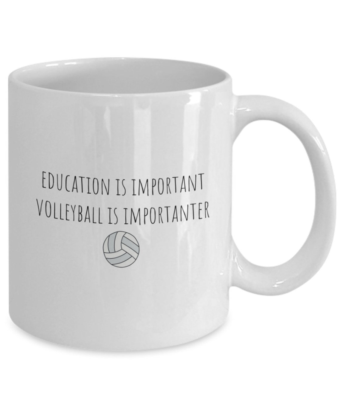 Funny Volleyball Mug Volleyball Coach Gift Education is Etsy