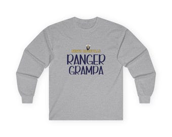 North Ridgeville Ranger Grampa Long Sleeve Tee, School Spirit Gift