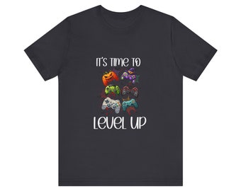 Funny Gamers Halloween Tee T-Shirt - Gaming Costume Shirt, Gamer Gift, Humorous Video Game Apparel, Unisex Jersey Top, Fun Halloween Tee