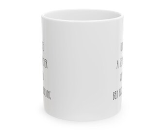 Taza divertida para profesor de seminario: Nunca subestimes a un profesor de seminario que sobrevivió a las chinches.