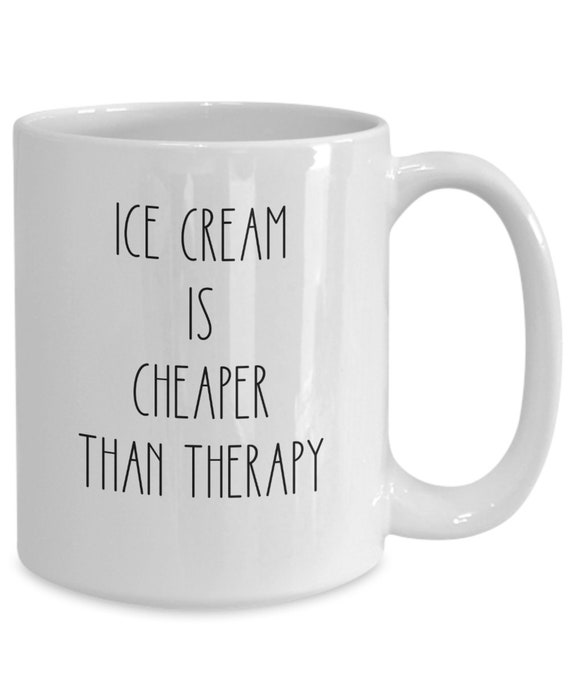 Funny Ice Cream Mug Ice Cream Gifts Coffee Cup for Ice Cream Etsy