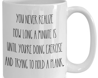 Funny personal trainer mug, personal trainer gifts, exercise mug, coffee mug for trainers, comical exercise enthusiast birthday present