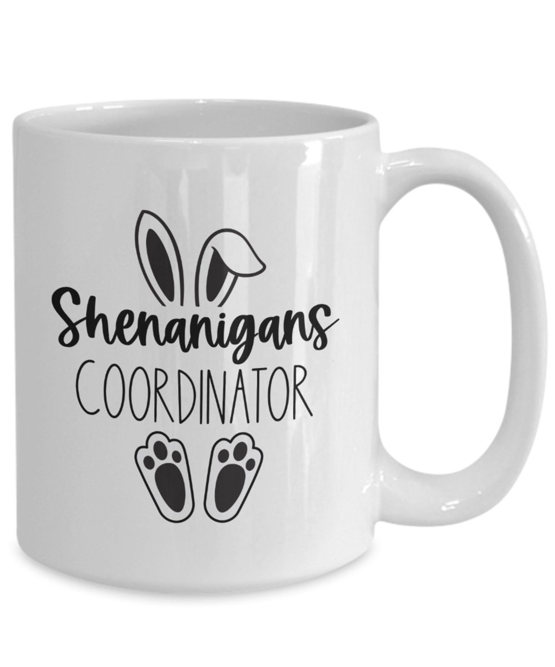 Funny Easter Mug, Easter Themed Coffee Cup, Easter Bunny Presents