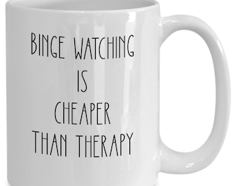TV Lovers Mug Gift for Binge Watchers Binge Watching is - Etsy