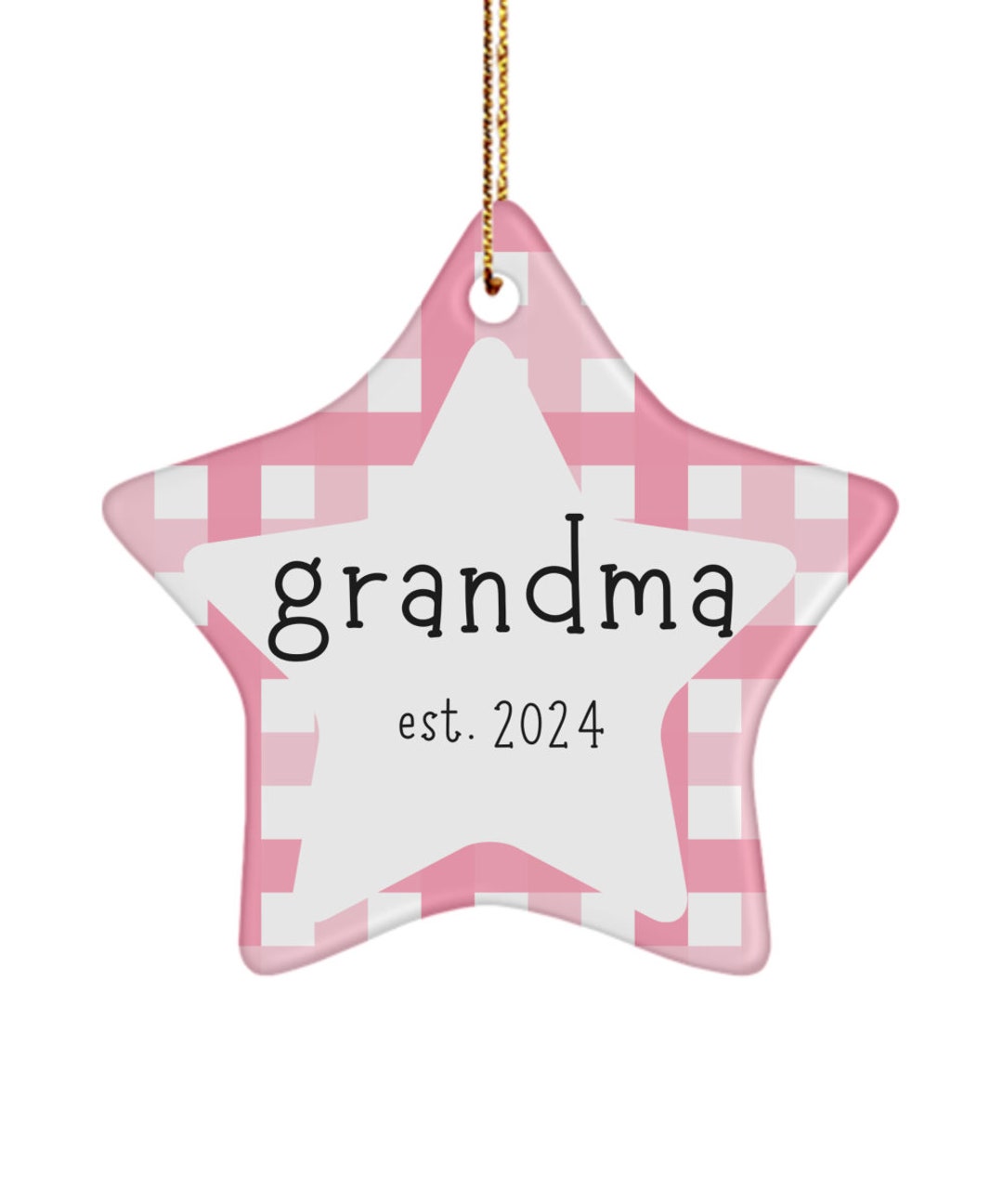 Grandma Ornament, Ceramic Christmas Ornament, Gift for Grandma, Grandma ...