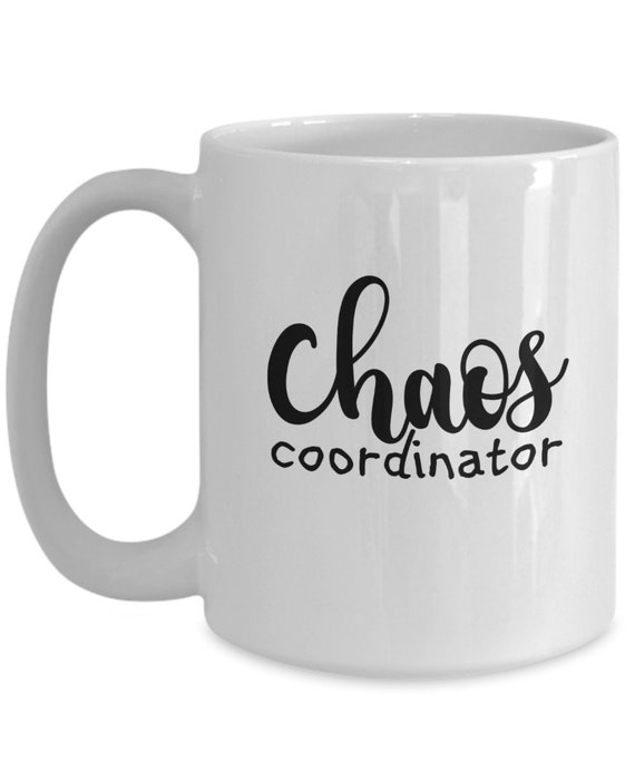 Mom Life Mug Birthday Anniversary Mother’s Day Chaos Coordinator Cute Coffee Cup