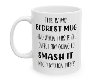 Taza de cerámica motivacional para pacientes encamados / Taza de café para pacientes encamados