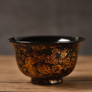 Tea Cup Lacquer Handmade Lacquerware Natural Lacquer Cup Chinese Tea Cup