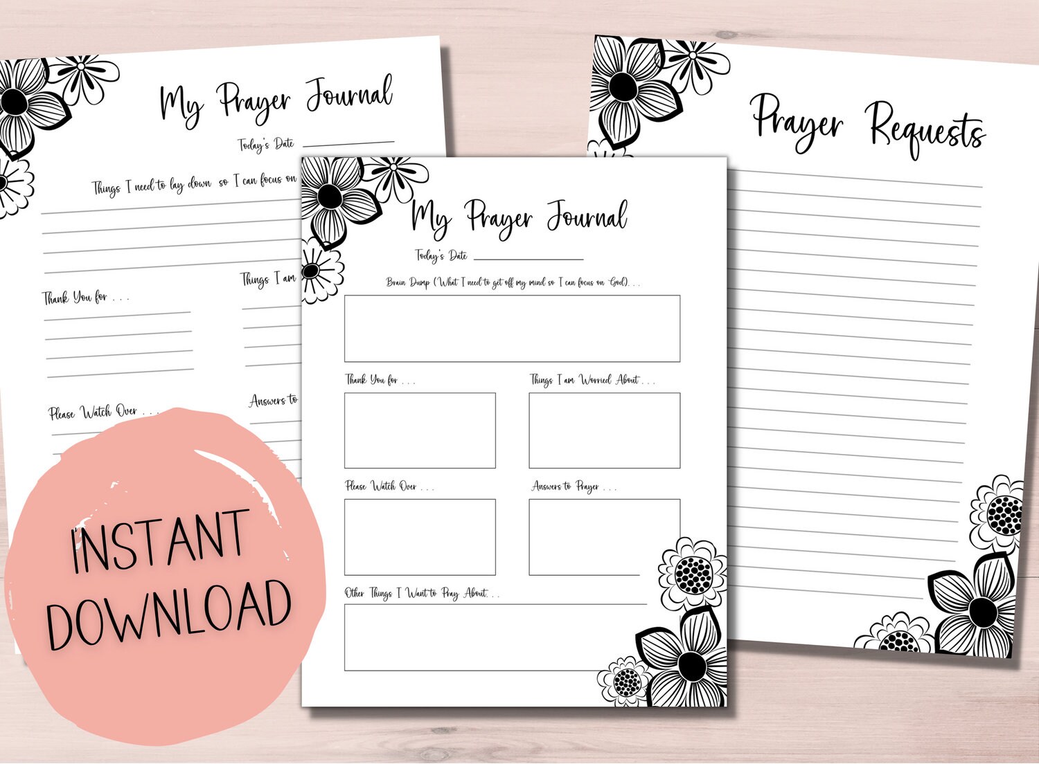 Bible Study Journal Printable | Bible Journaling for Women | Daily ...