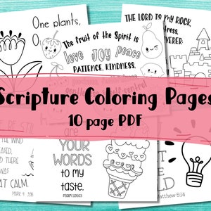 Bible Coloring Pages for Kids | Scripture Coloring Pages | Sunday School Coloring Sheets | Bible Activities for Kids | Faith Coloring Pages