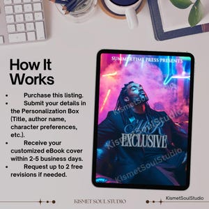 Puede incluir: Una ilustraci&oacute;n digital de un hombre con rastas que lleva una camiseta negra con el texto "Mr. Exclusive" en letras blancas. El fondo es de color rosa y azul vibrante con luces de ne&oacute;n. El texto "Summertime Press Presents" est&aacute; en la parte superior de la imagen.