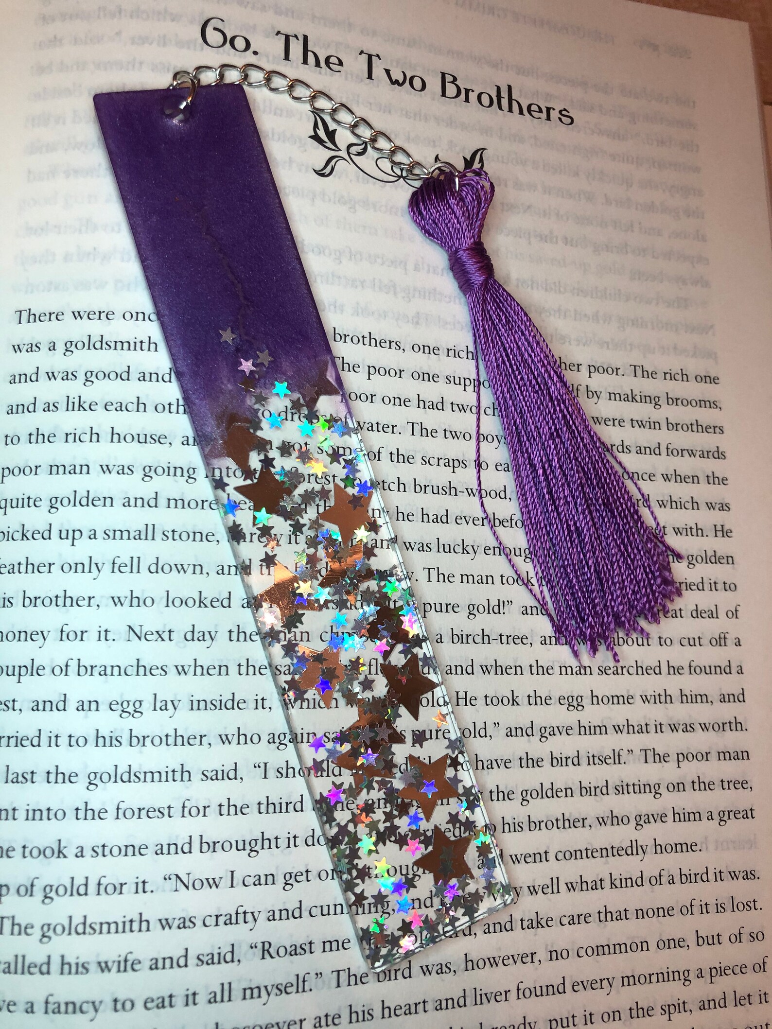 Pretty Resin Bookmarks Sparkle and Shine Etsy
