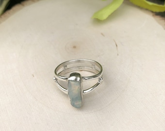 Ethiopian Opal Sterling Silver Ring, Gift (SR-11)