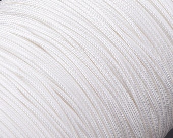 1.2 mm diameter white Roman blind cord 10/20/30/40 metre variations