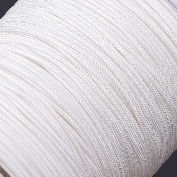 1.2 mm diameter white Roman blind cord 10/20/30/40 metre variations