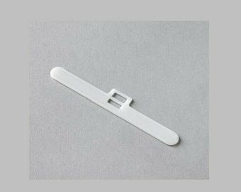 Vertical blind replacement hanger clips double hole for 89mm/3.5” slat/louvres