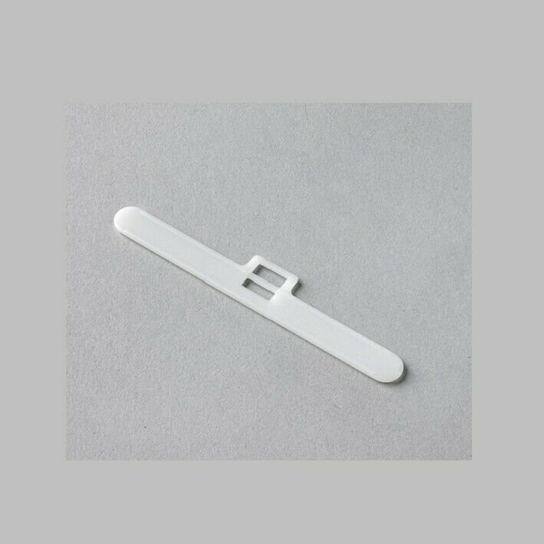 Vertical blind replacement hanger clips double hole for 89mm/3.5 slat/louvres image 1