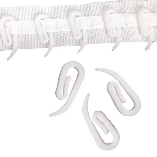 Professional curtain plastic hooks for header tape heavy duty
