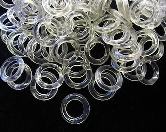 Klare 13mm Ringe für Raffrollos - Packungen mit 10,20,30,50,100