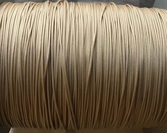 Cordón para persiana romana, festón, austriaca o veneciana de 1,4 mm de diámetro en beige claro