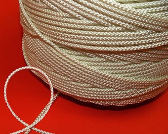 3mm diameter  cream curtain cord various lengths