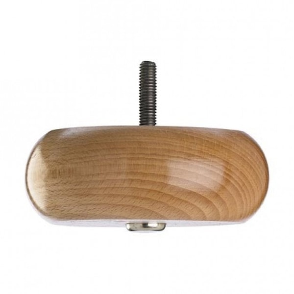 Massief hout gedraaide vervangende poten meubels bun voeten 40mm hoge stoelen Krukken Slaapbanken Bank kasten M8 (8mm) set van 4 in natuurlijke afwerking