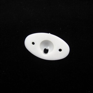 White knot holder/covers for spring operated roller blinds image 4