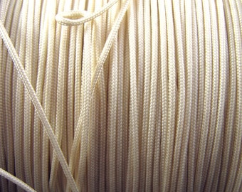 2mm diameter cream blind/curtain pull cord/string 10/20/30/40 metre variations