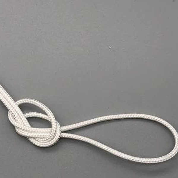 3mm Diameter white curtain cord 10/20/30/40 metre variations