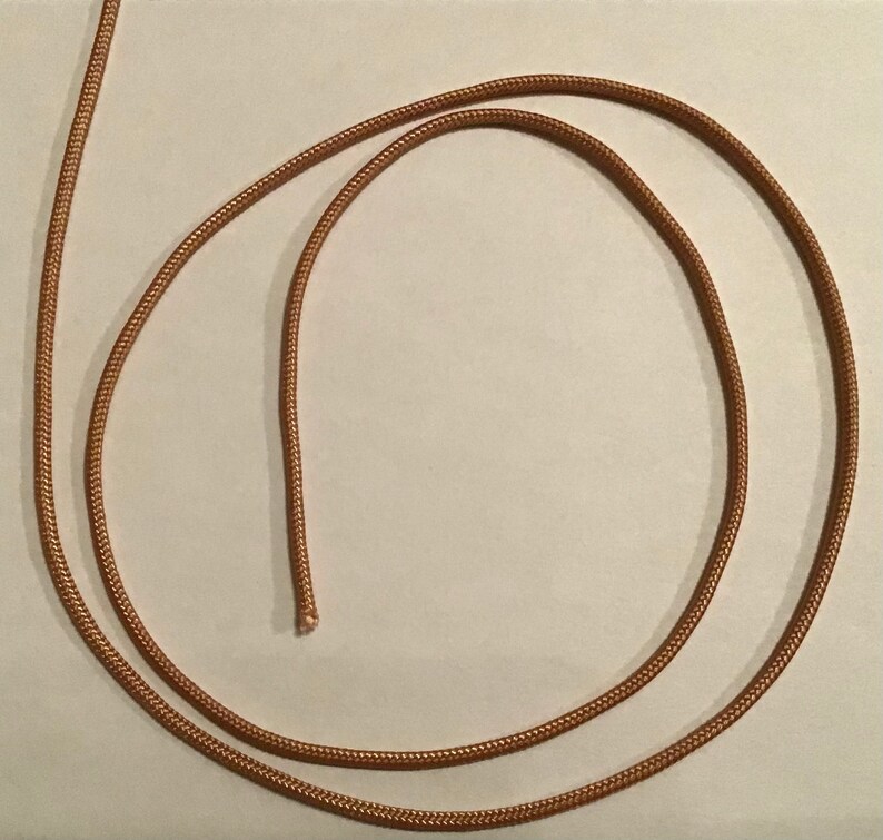 2mm Diameter Light Golden Cord