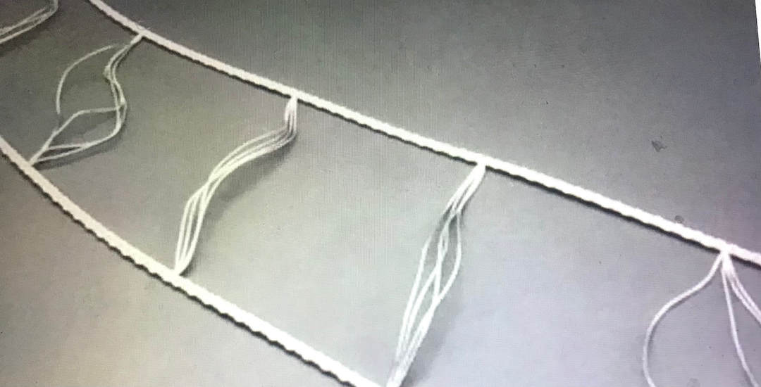 Blind Ladder String in Either White or Cream for 25mm