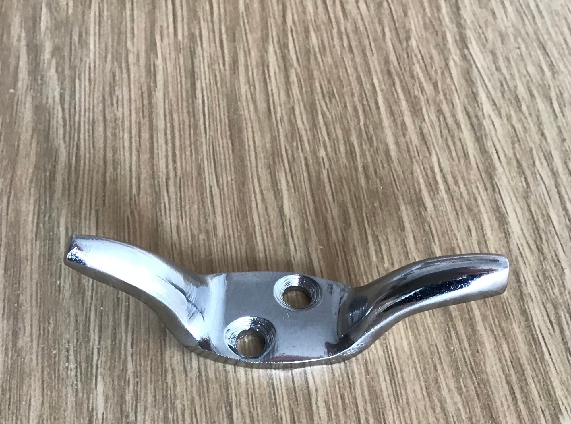 Pack of 2 Chrome Metal Blind/curtain Cleat 50mm Long Etsy